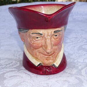 Vtg "The Cardinal" ROYAL DOULTON Toby Jugs CHARACTER MUG, 3 1/4" PITCHER ENGLAND